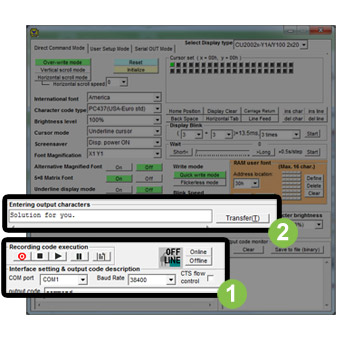 2 steps to evaluate VFD Module